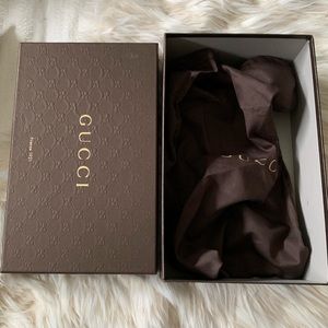 Gucci Nappa Charlotte Nero black leather pumps